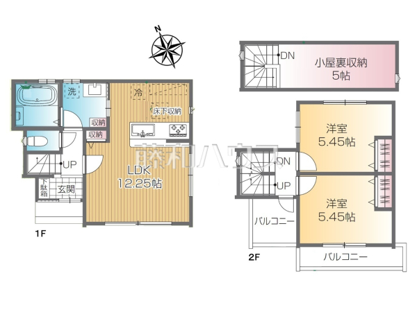 間取図 【所沢市上新井5丁目】 間取図 【所沢市上新井5丁目】