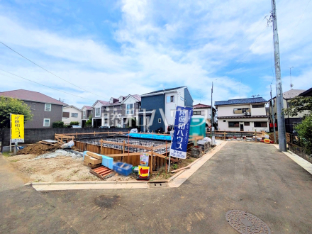 ≪接道状況≫府中市若松町4丁目に全2棟の新築分譲住宅が誕生します☆ 【府中市若松町4丁目】/撮影日2026/07/11