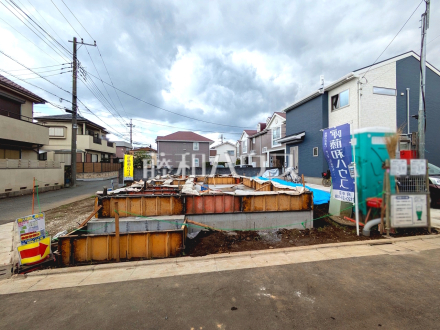 ≪現地外観(1号棟)≫府中市若松町4丁目に全2棟の新築分譲住宅が誕生します☆ 【府中市若松町4丁目】/撮影日2026/07/18