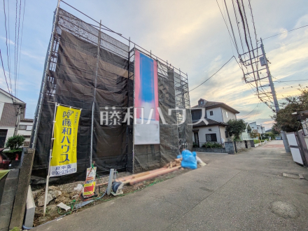 1号棟 接道状況および現場風景 【府中市若松町4丁目】/撮影日2026/09/25