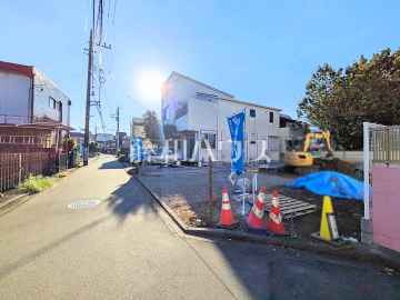 接道状況および現場風景