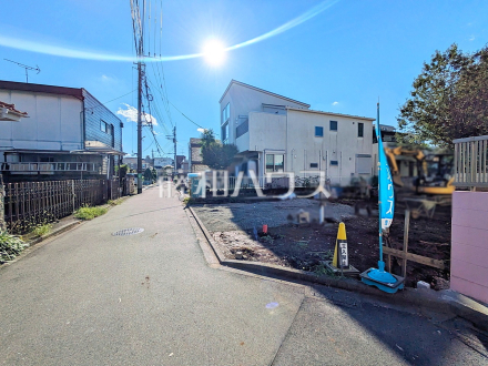 接道状況および現場風景 【三鷹市牟礼6丁目】/撮影日2026/09/24