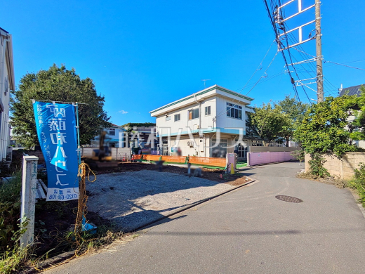 接道状況および現場風景 【三鷹市牟礼6丁目】