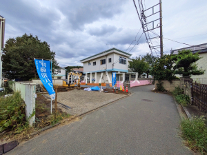 接道状況および現場風景