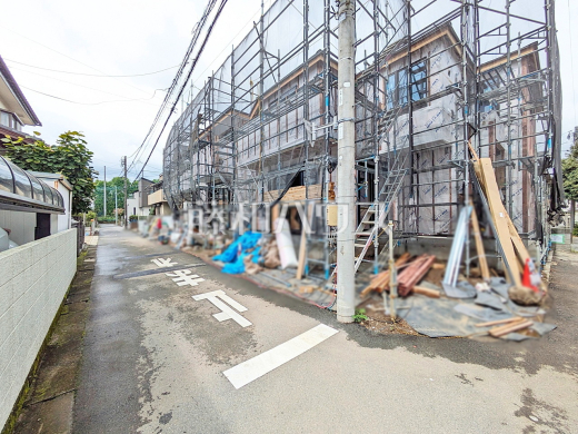 接道状況および現場風景 【東村山市秋津町4丁目】