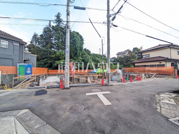 接道状況および現場風景 【八王子市寺田町】 接道状況および現場風景 【八王子市寺田町】