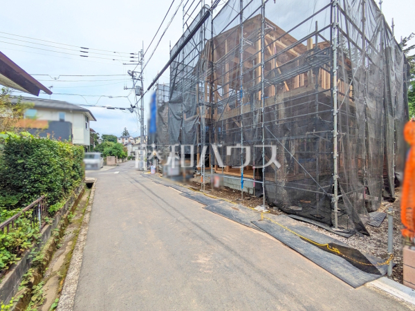 接道状況および現場風景 【八王子市寺田町】 接道状況および現場風景 【八王子市寺田町】