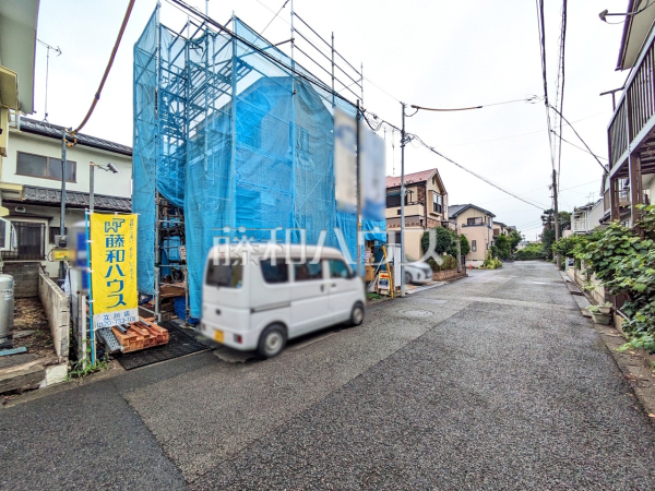 接道状況および現場風景 【立川市砂川町7丁目】 接道状況および現場風景 【立川市砂川町7丁目】