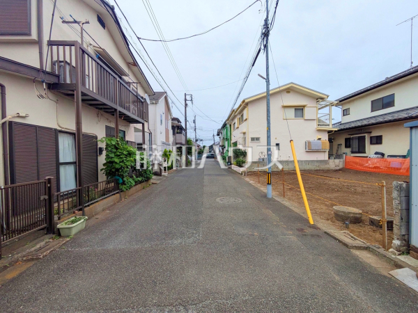 接道状況および現場風景 【立川市砂川町7丁目】 接道状況および現場風景 【立川市砂川町7丁目】