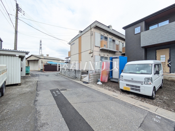 接道状況および現場風景 【志木市中宗岡1丁目】 接道状況および現場風景 【志木市中宗岡1丁目】