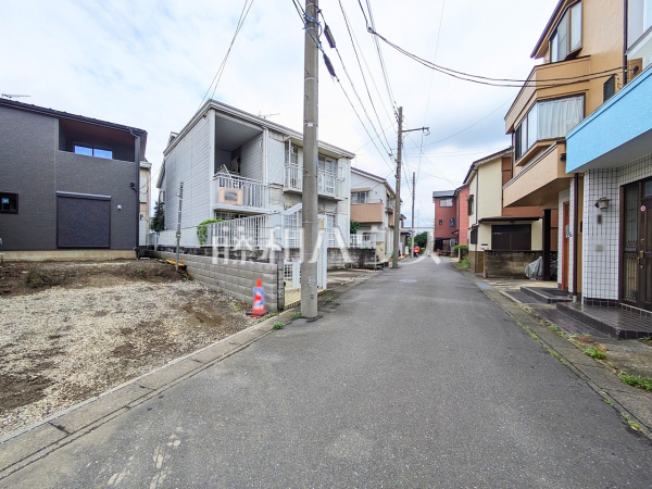 接道状況および現場風景 【志木市中宗岡1丁目】 接道状況および現場風景 【志木市中宗岡1丁目】