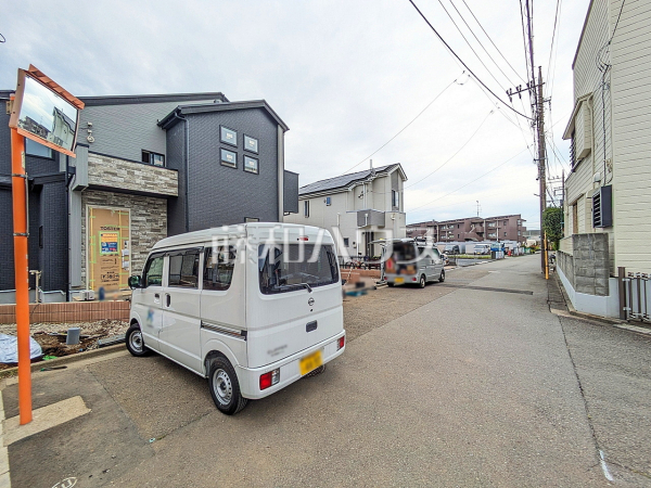 接道状況および現場風景 【国立市富士見台1丁目】 接道状況および現場風景 【国立市富士見台1丁目】
