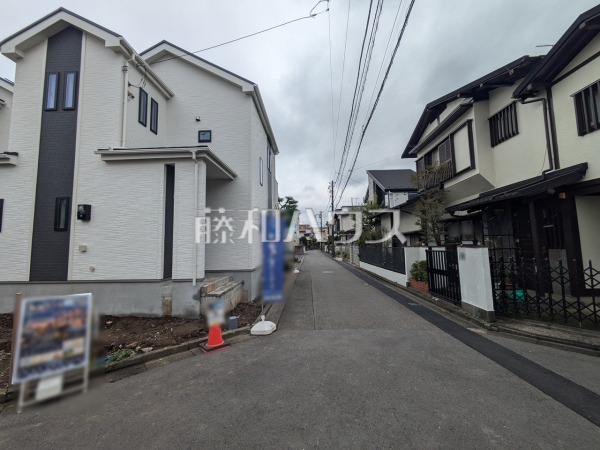 接道状況および現場風景 【調布市染地2丁目】 接道状況および現場風景 【調布市染地2丁目】