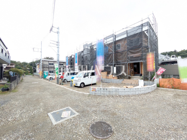 接道状況および現場風景 【八王子市弐分方町】 接道状況および現場風景 【八王子市弐分方町】