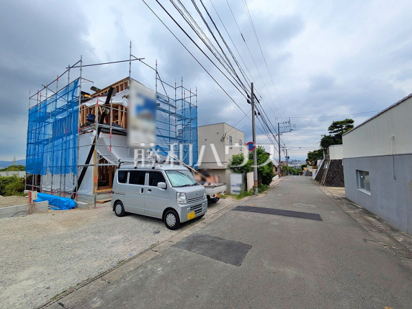 接道状況および現場風景 【福岡市東区多々良2丁目】 接道状況および現場風景 【福岡市東区多々良2丁目】