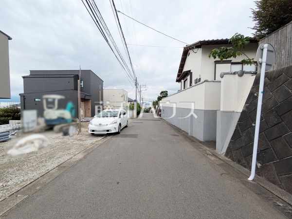 接道状況および現場風景 【福岡市東区多々良2丁目】 接道状況および現場風景 【福岡市東区多々良2丁目】