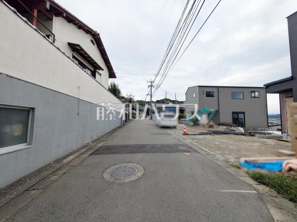 接道状況および現場風景 【福岡市東区多々良2丁目】 接道状況および現場風景 【福岡市東区多々良2丁目】