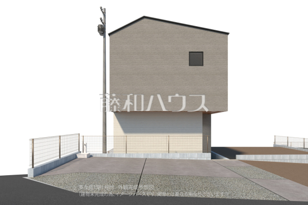 1号棟完成予想図(CGイメージパースです) 1号棟完成予想図(CGイメージパースです)