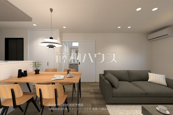 3号棟完成予想図(CGイメージパースです) 3号棟完成予想図(CGイメージパースです)