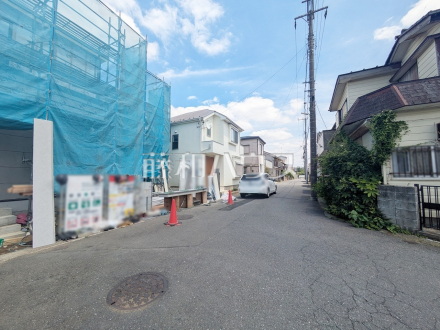 接道状況および現場風景 【新座市野火止3丁目】/撮影日2026/06/06