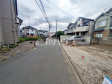接道状況および現場風景 【調布市多摩川3丁目】 接道状況および現場風景 【調布市多摩川3丁目】