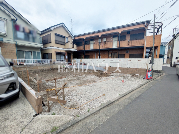 接道状況および現場風景 【調布市多摩川3丁目】 接道状況および現場風景 【調布市多摩川3丁目】