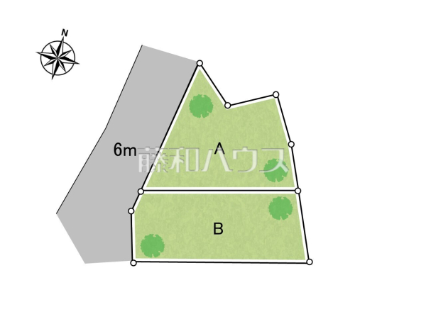全体区画図 【日野市百草】 全体区画図 【日野市百草】
