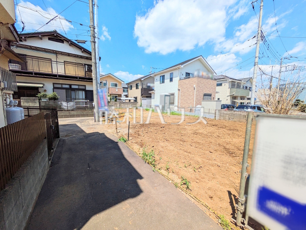 接道状況および現場風景 【所沢市大字上安松】 接道状況および現場風景 【所沢市大字上安松】