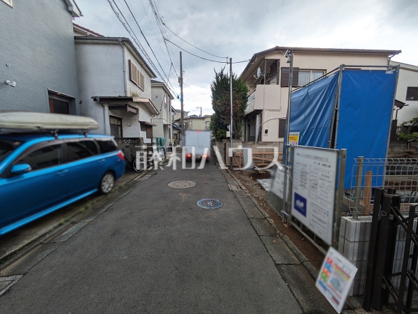 接道状況および現場風景 【練馬区石神井台2丁目】 接道状況および現場風景 【練馬区石神井台2丁目】