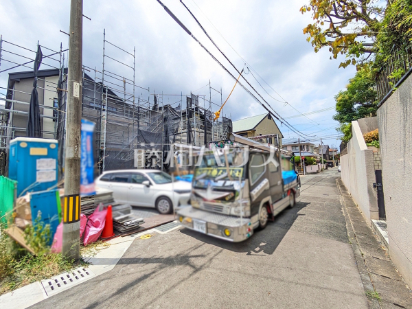 接道状況および現場風景 【福岡市早良区飯倉6丁目】 接道状況および現場風景 【福岡市早良区飯倉6丁目】