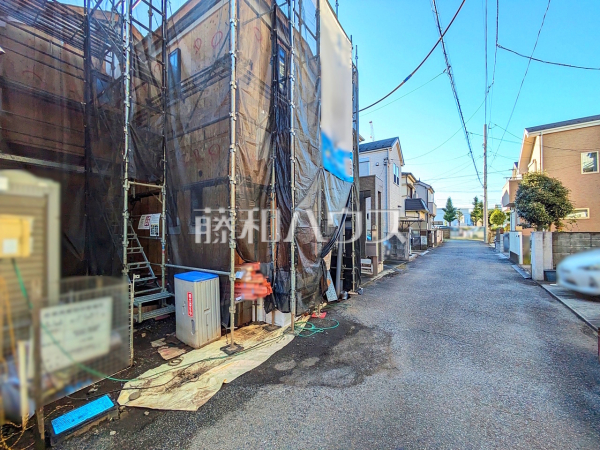 接道状況および現場風景 【昭島市中神町】 接道状況および現場風景 【昭島市中神町】