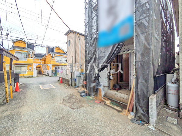 接道状況および現場風景 【昭島市中神町】 接道状況および現場風景 【昭島市中神町】