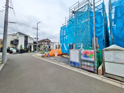 接道状況および現場風景 【調布市深大寺北町6丁目】
