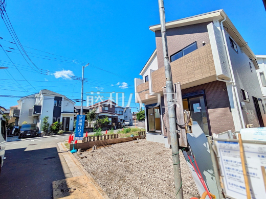 接道状況および現場風景 【調布市深大寺北町6丁目】