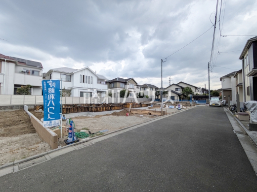 接道状況および現場風景 【調布市深大寺北町6丁目】