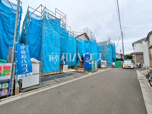接道状況および現場風景 【調布市深大寺北町6丁目】