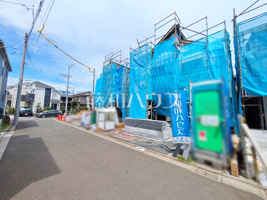 接道状況および現場風景 【調布市深大寺北町6丁目】