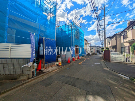 接道状況および現場風景 【朝霞市根岸台7丁目】/撮影日2026/08/14