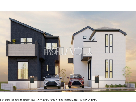 完成予想図(外観) 【朝霞市根岸台7丁目】