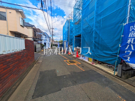 接道状況および現場風景 【朝霞市根岸台7丁目】/撮影日2026/08/14