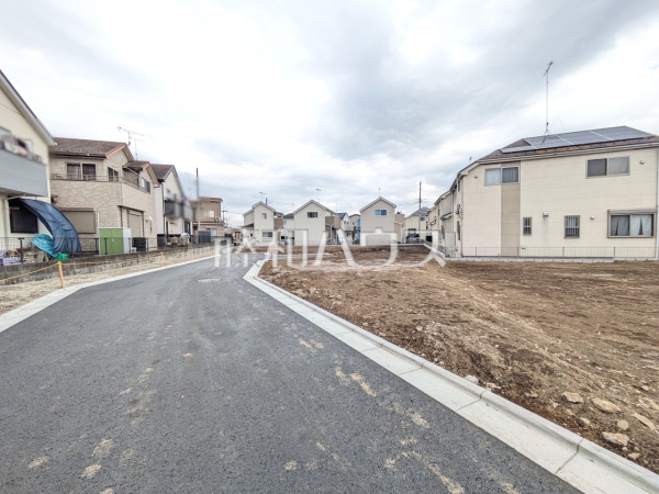 接道状況および現場風景 【八王子市上壱分方町】 接道状況および現場風景 【八王子市上壱分方町】
