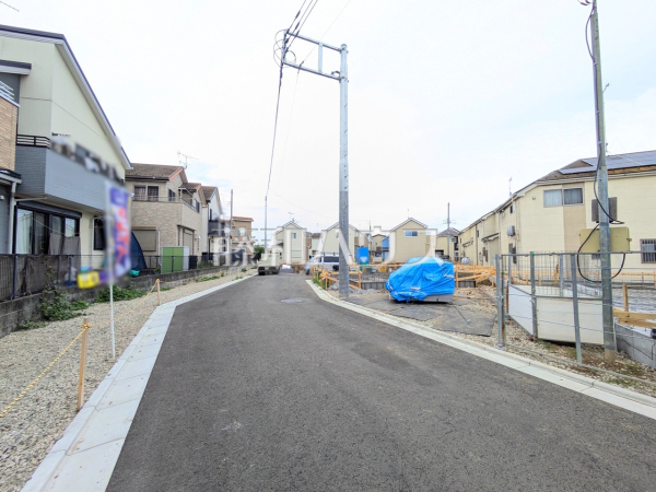 接道状況および現場風景 【八王子市上壱分方町】 接道状況および現場風景 【八王子市上壱分方町】