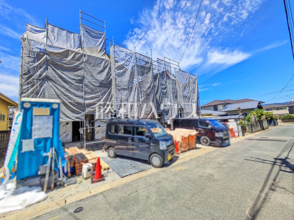 接道状況および現場風景 【福岡市東区八田3丁目】 接道状況および現場風景 【福岡市東区八田3丁目】