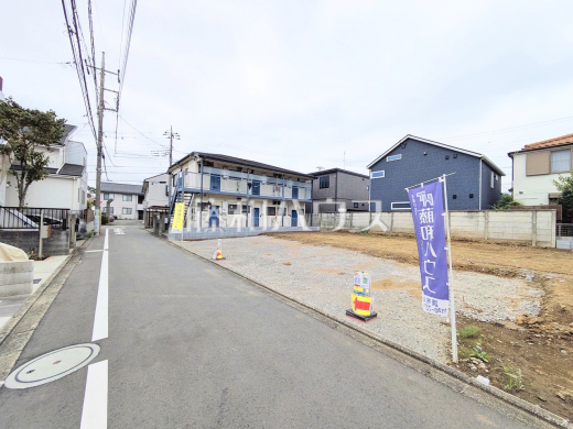 接道状況および現場風景 【調布市調布ケ丘4丁目】