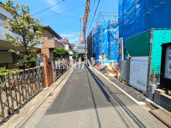 接道状況および現場風景 【杉並区和泉1丁目】 接道状況および現場風景 【杉並区和泉1丁目】