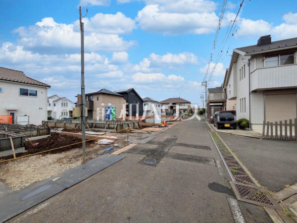 接道状況および現場風景 【日野市日野台2丁目】 接道状況および現場風景 【日野市日野台2丁目】