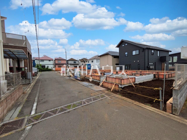 接道状況および現場風景 【日野市日野台2丁目】 接道状況および現場風景 【日野市日野台2丁目】
