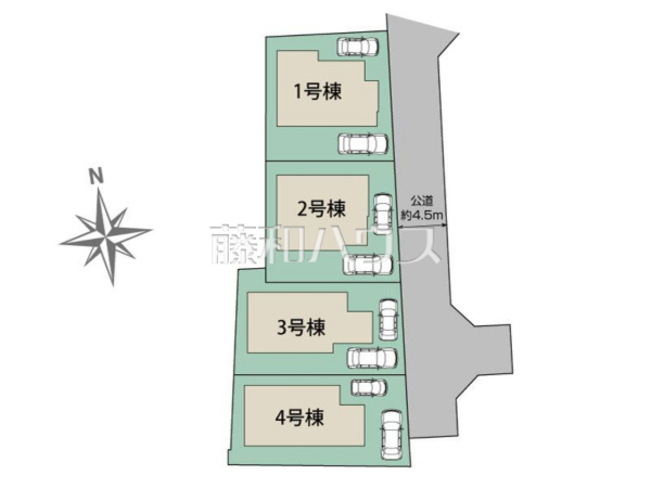 全体区画図 【日野市日野台2丁目】 全体区画図 【日野市日野台2丁目】