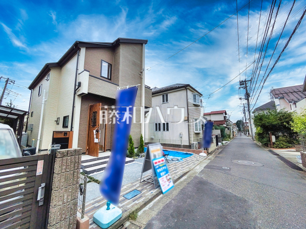 接道状況および現場風景 【三鷹市井口4丁目】 接道状況および現場風景 【三鷹市井口4丁目】