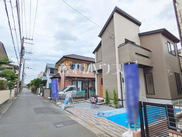 接道状況および現場風景 【三鷹市井口4丁目】 接道状況および現場風景 【三鷹市井口4丁目】